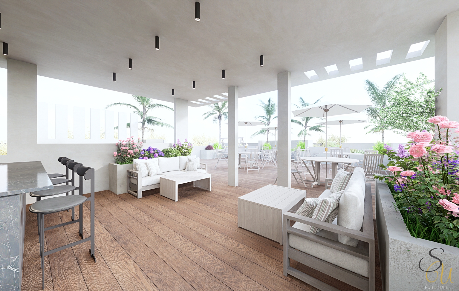 ​Senegal Dakar Villa 4. Kat Teras